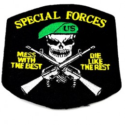 Thermo patch Special Forces Mess with the Best Die like the Rest - 2
