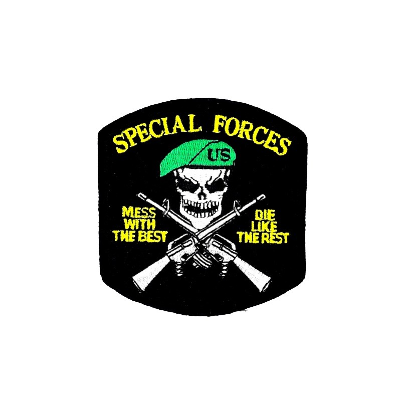 Thermo patch Special Forces Mess with the Best Die like the Rest - 3