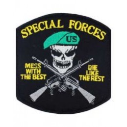 Naszywka termo Special Forces Mess with the Best Die like the Rest - 4