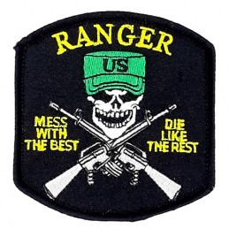 Naszywka termo Ranger Mess with the Best Die like the Rest - 5