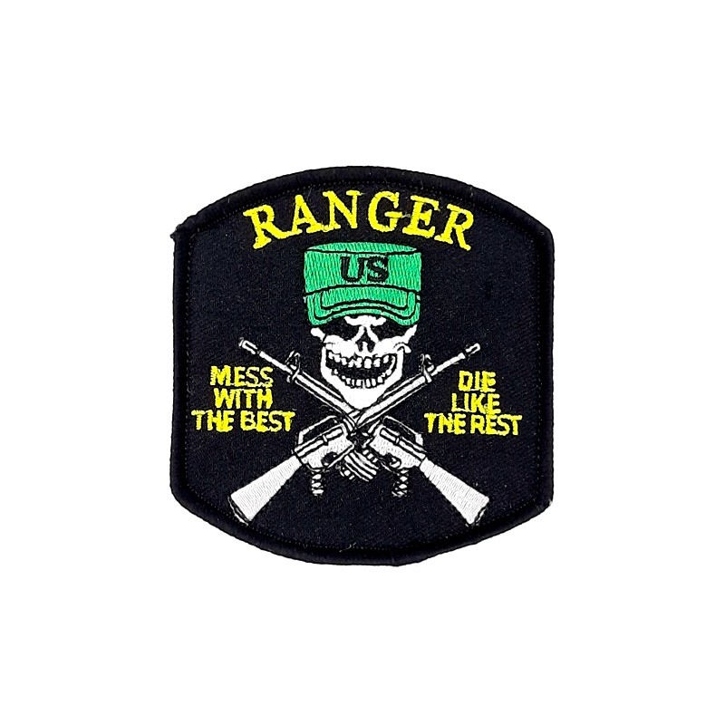 Thermo patch Ranger Mess with the Best Die like the Rest - 5