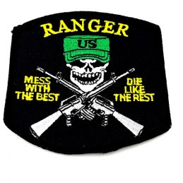 Naszywka termo Ranger Mess with the Best Die like the Rest - 6