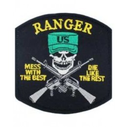 Thermo patch Ranger Mess with the Best Die like the Rest - 7