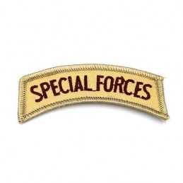 Naszywka termo Special Forces tab (desert) - 2