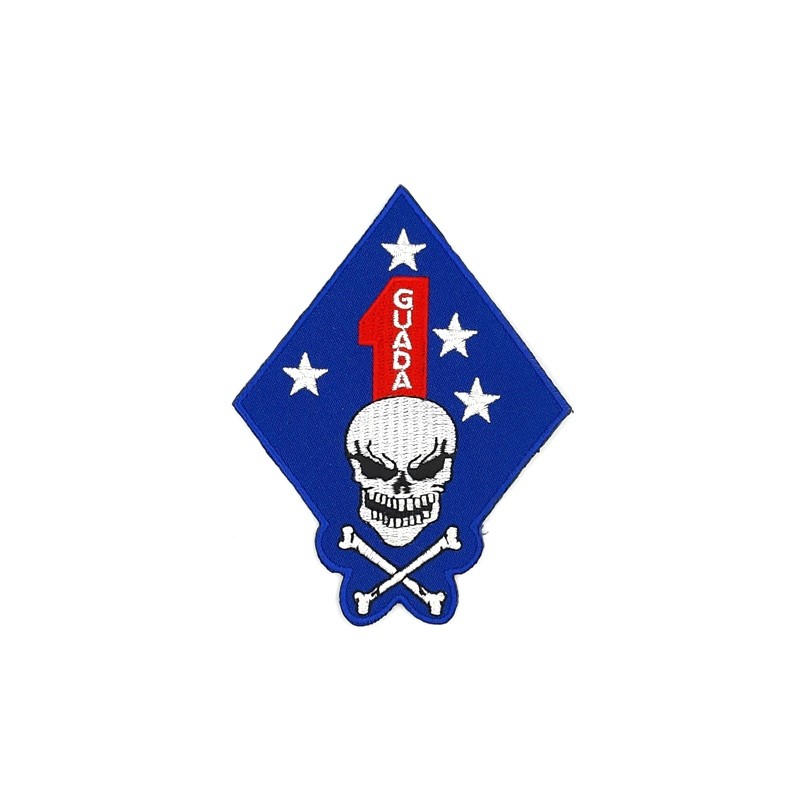 Naszywka termo USMC 1st Marine Division - Guadal - 2