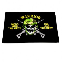 Mess With The Best Warrior velcro patch - 1