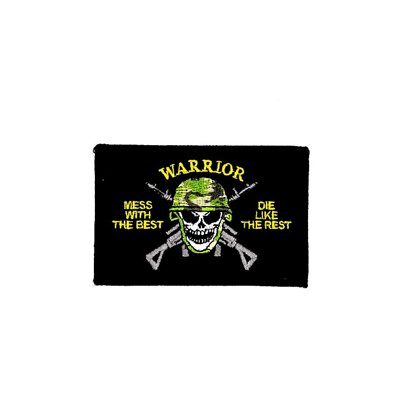 Mess With The Best Warrior velcro patch - 2