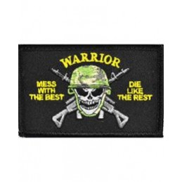 Mess With The Best Warrior velcro patch - 4