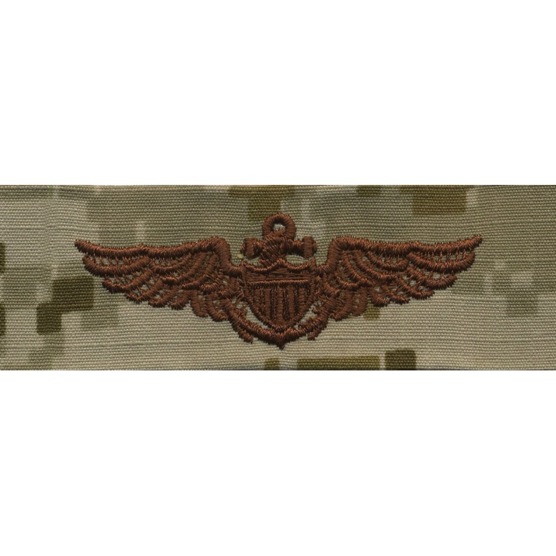Embroidered badge Naval Aviator - NWU Type-II Desert Digital - 1