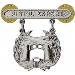 Marine Corps Pistol Expert Qualification Badge - 1