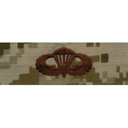 Embroidered Basic Parachutist Badge - NWU Type-II Desert Digital - 1