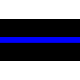 Naszywka rzep (velcro) USA Police Blue Line - 2