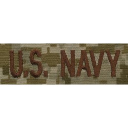 U.S. Navy embroidered tape - NWU Type-II Desert Digital - 1