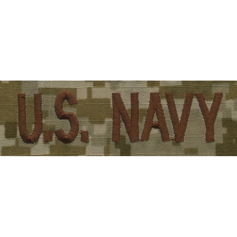 U.S. Navy embroidered tape - NWU Type-II Desert Digital - 1