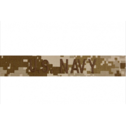 U.S. Navy embroidered tape - NWU Type-II Desert Digital - 2
