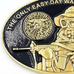 U.S. Navy Coin Navy Seal Trident Oval - 3