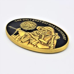U.S. Navy Coin Navy Seal Trident Oval - 5