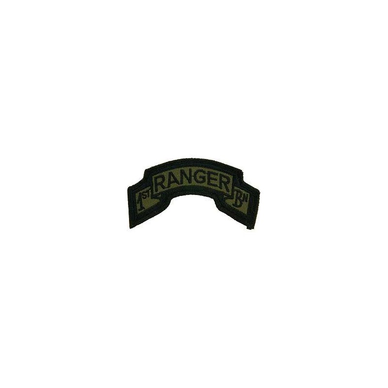 Naszywka termo U.S. ARMY tab Ranger 1st Battalion (subdued) - 1