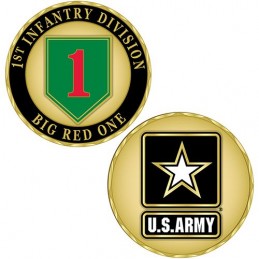 Challenge Coin U.S. ARMY 1st Infantry Division Commemorative Coin - 1