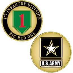 Moneta okolicznościowa - Challenge Coin - U.S. ARMY 1st Infantry Division - 1