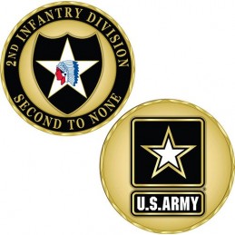 Moneta okolicznościowa - Challenge Coin - U.S. ARMY 2nd Infantry Division - 1