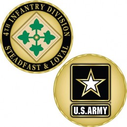 Moneta okolicznościowa - Challenge Coin - U.S. ARMY 4th Infantry Division - 1