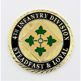 Challenge Coin U.S. ARMY 4th Infantry Division Commemorative Coin - 2