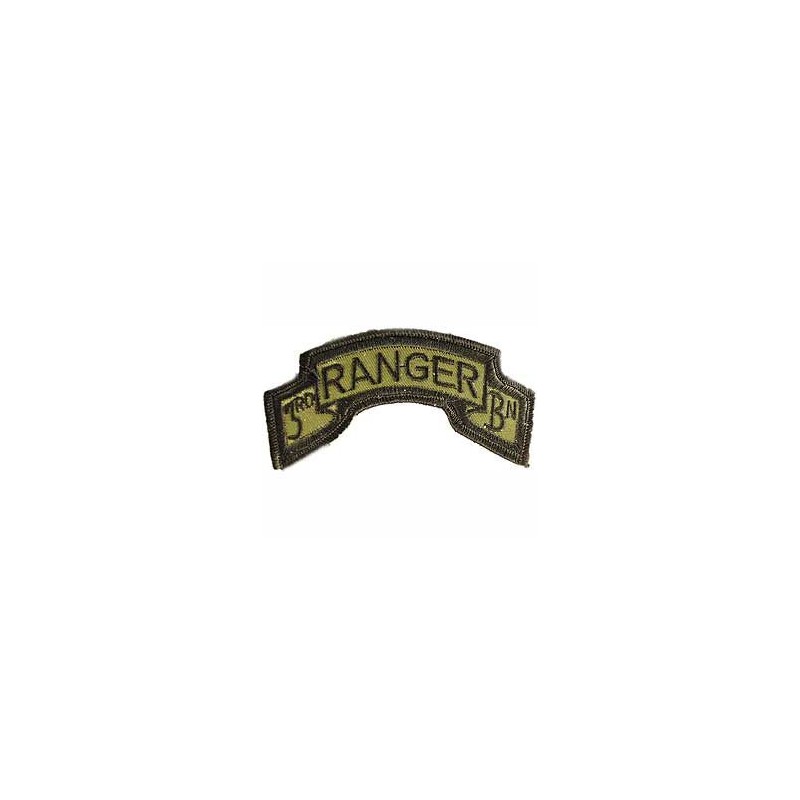 Naszywka termo U.S. ARMY tab Ranger 3rd Battalion (subdued) - 1