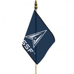 U.S. SPACE FORCE LOGO STICK FLAG