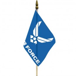 U.S. AIR FORCE SYMBOL STICK FLAG