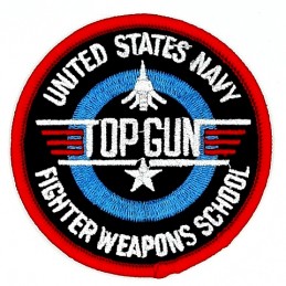 Naszywka termo USN TOP GUN Fighter Weapons School - 2