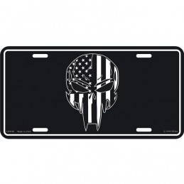 SNIPER SKULL LICENCE PLATE