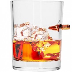 Szklanka do whiskey z oryginalnym pociskiem kaliber .308 - 2