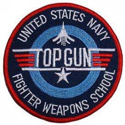 Naszywka termo USN TOP GUN Fighter Weapons School - 1