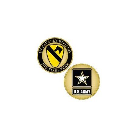 Challenge Coin U.S. ARMY 1st Cavalry Division Commemorative Coin - 1
