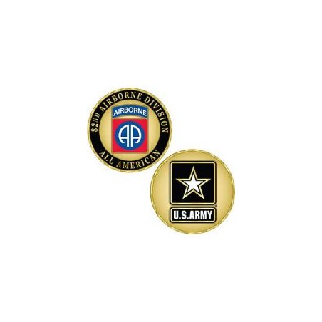 Challenge Coin U.S. ARMY 82nd A/B Division Commemorative Coin - 1