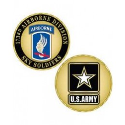 Moneta okolicznościowa Challenge Coin U.S. ARMY 173rd A/B Division - 1