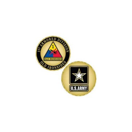 Challenge Coin U.S. ARMY 1st Armored Division Commemorative Coin - 1